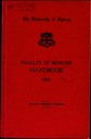 Faculty of Medicine Handbook 1963